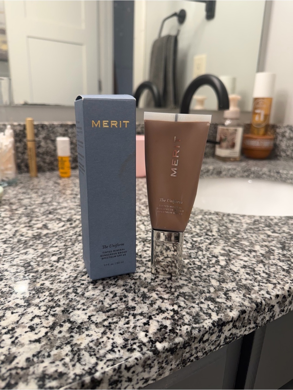 MERIT The Uniform Tinted Mineral Sunscreen SPF 30 - 10 - medium-deep cool